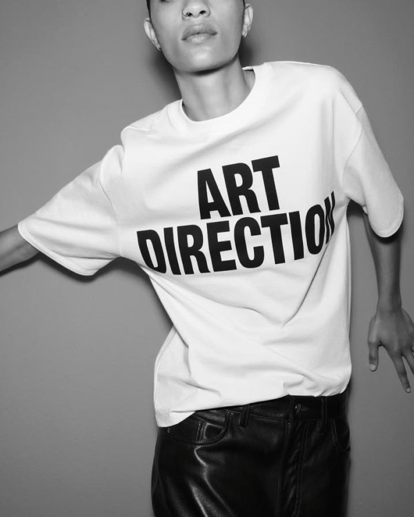 Art director T-shirts in white